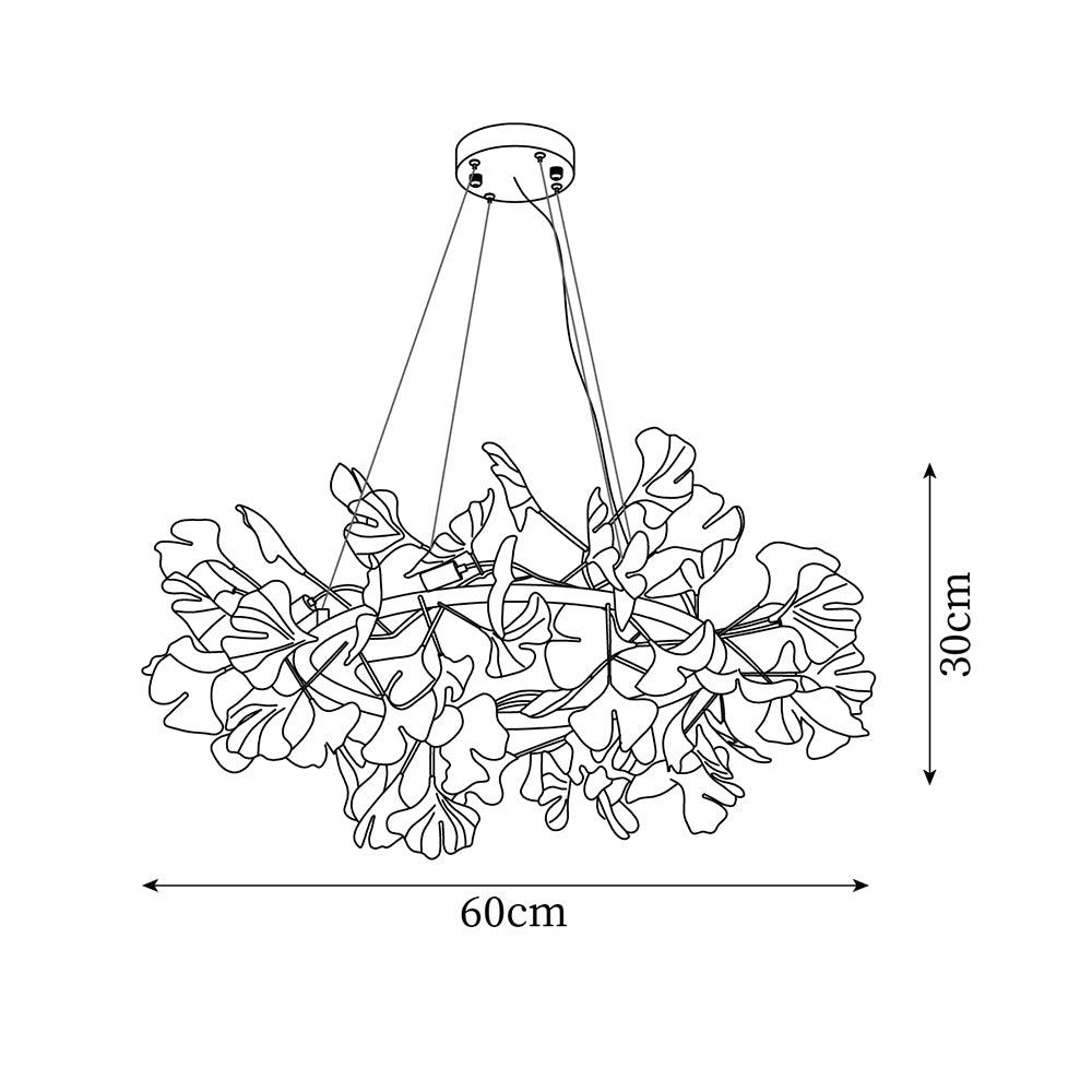 Élodie Ginkgo Chandelier O Style