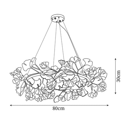 Élodie Ginkgo Chandelier O Style