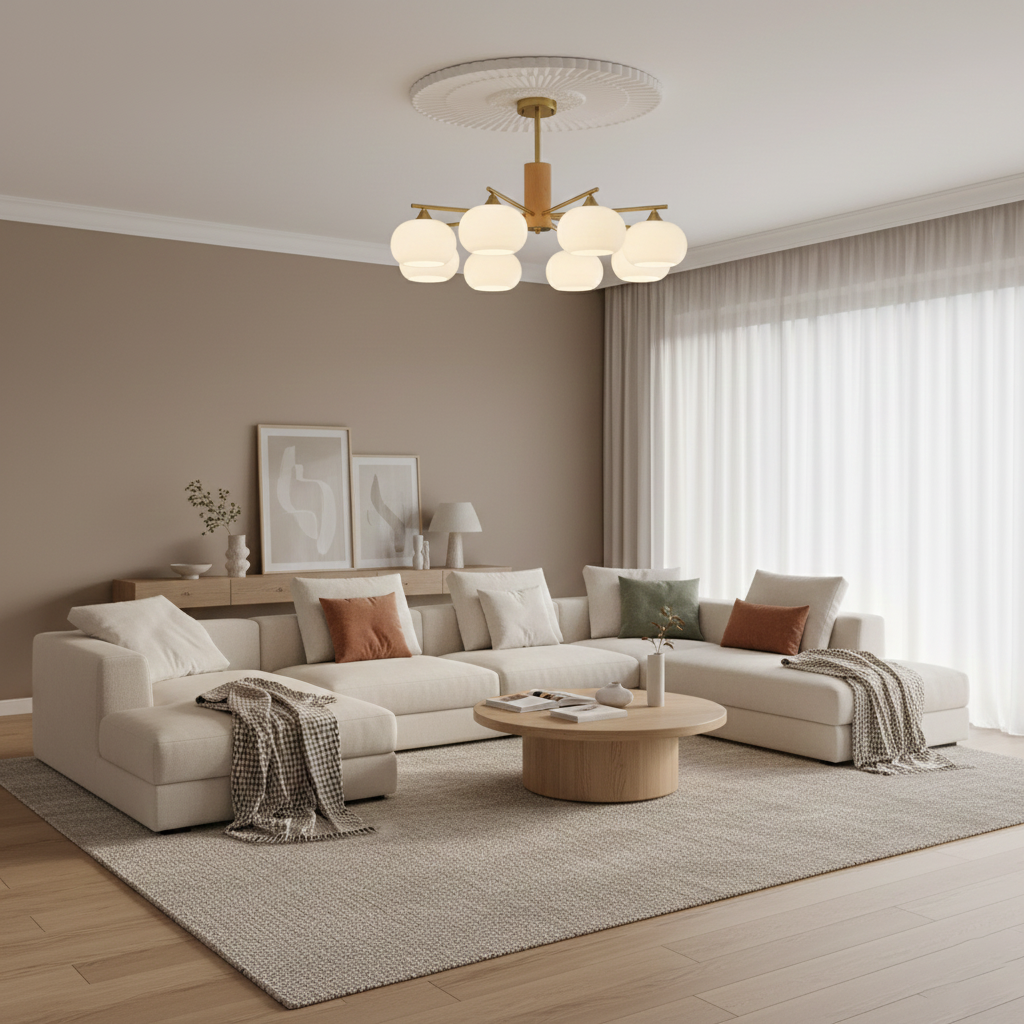 Elodie Gino Glass Chandelier
