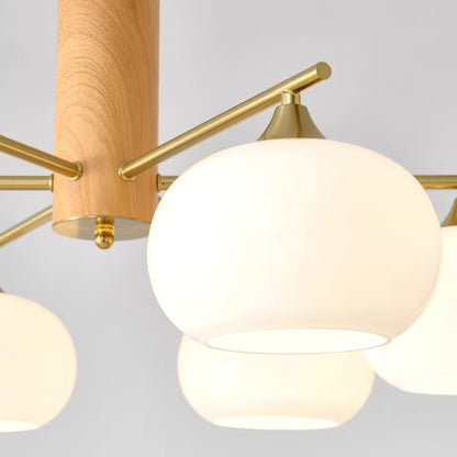 Elodie Gino Glass Chandelier