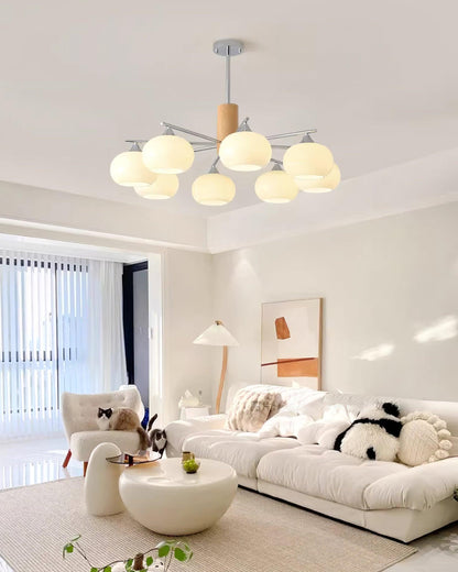 Elodie Gino Glass Chandelier