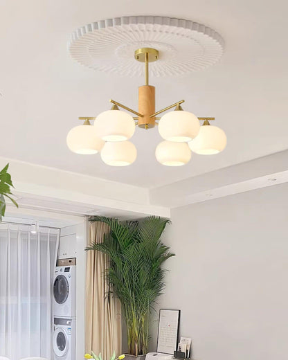 Elodie Gino Glass Chandelier