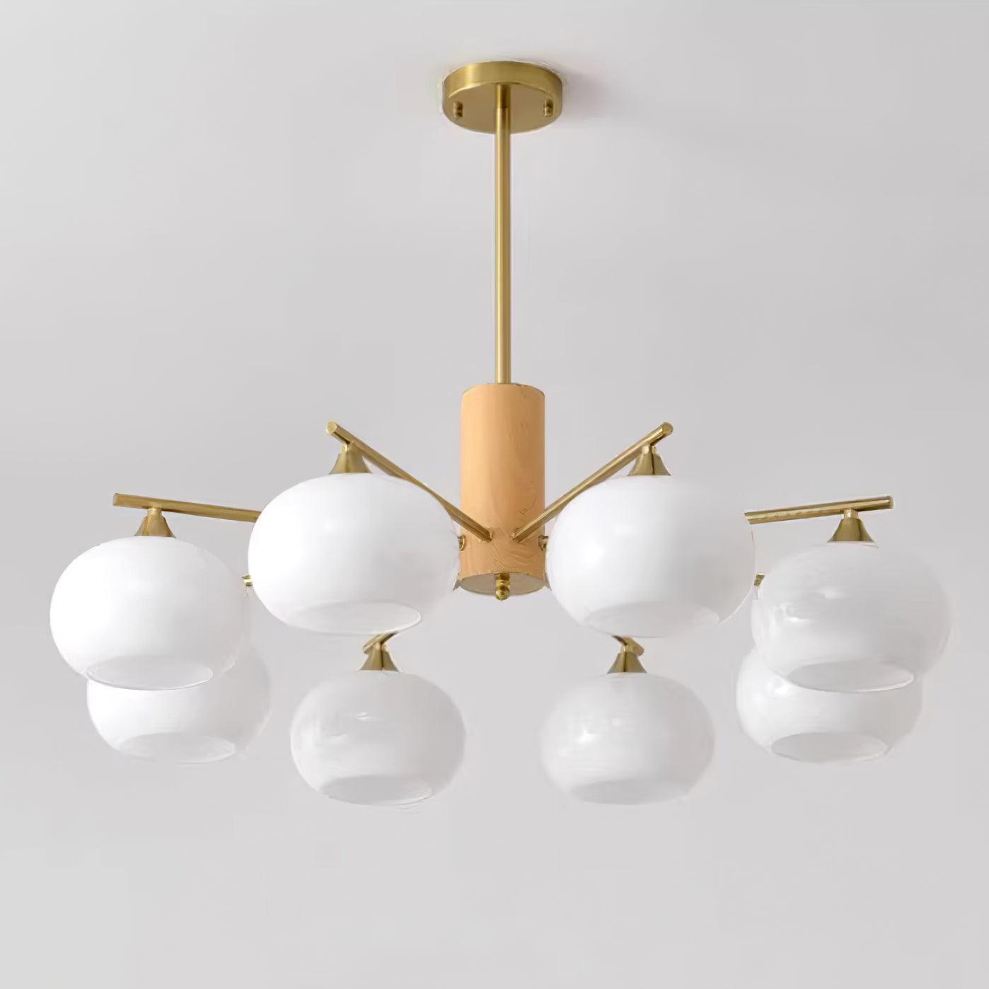 Elodie Gino Glass Chandelier
