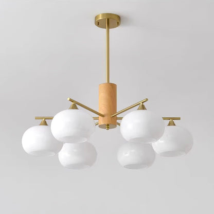 Elodie Gino Glass Chandelier