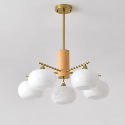 Elodie Gino Glass Chandelier