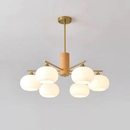 Elodie Gino Glass Chandelier