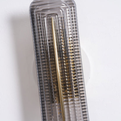 Camille Glacium Wall Lamp Metal and Glass LED Lighting