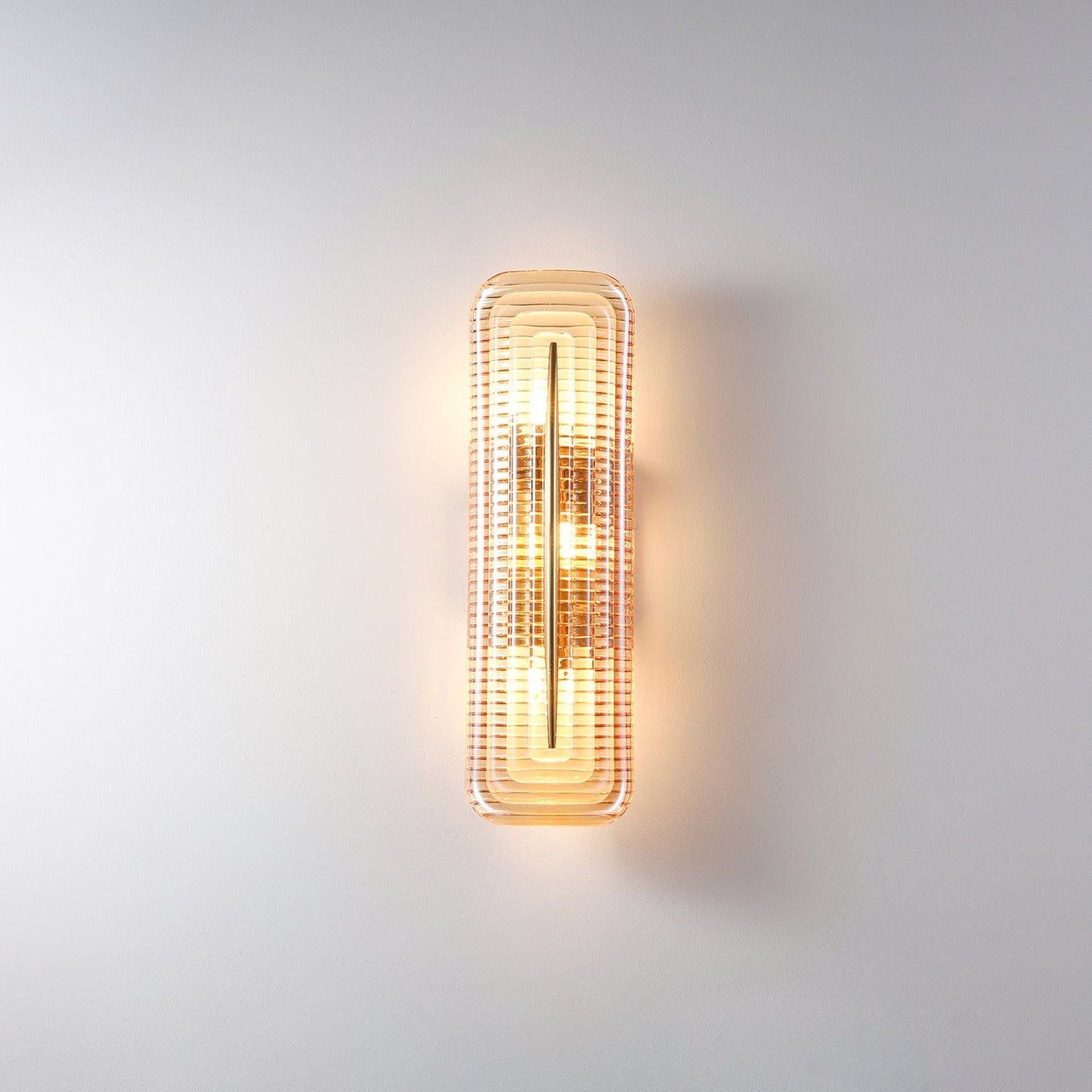 Camille Glacium Wall Lamp Metal and Glass LED Lighting