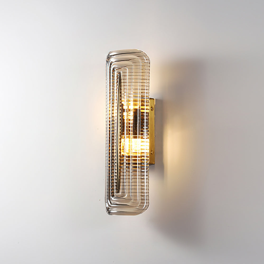 Camille Glacium Wall Lamp Metal and Glass LED Lighting