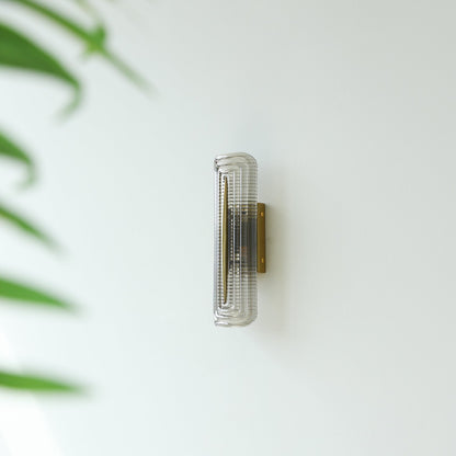 Camille Glacium Wall Lamp Metal and Glass LED Lighting