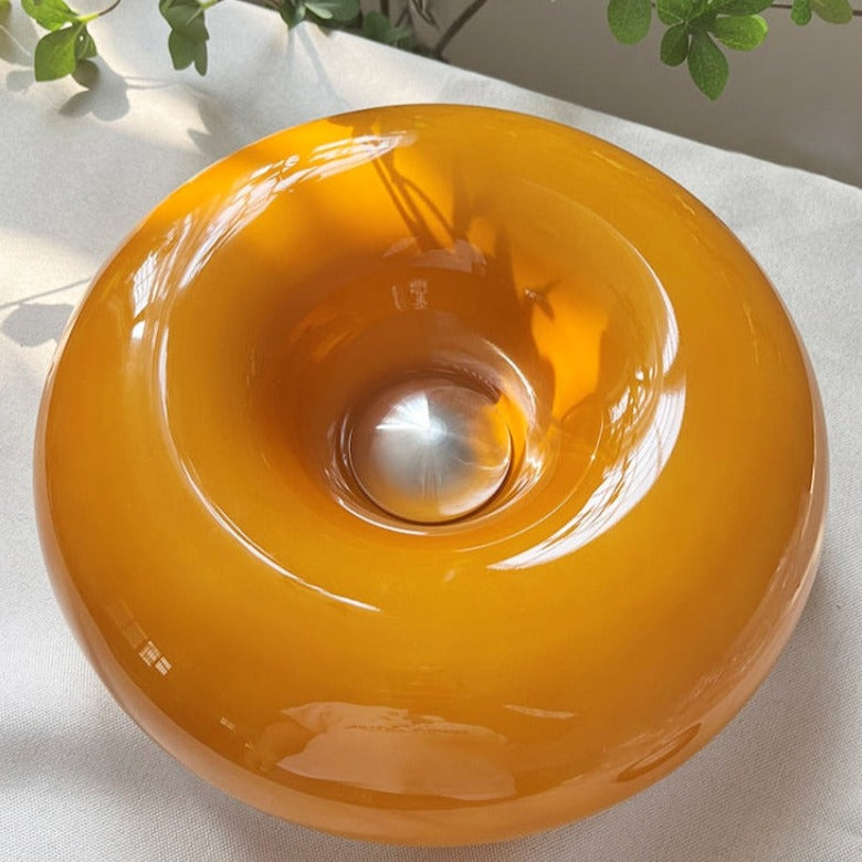 Sophie Glass Donut Table Lamp Stained Glass Accent Light
