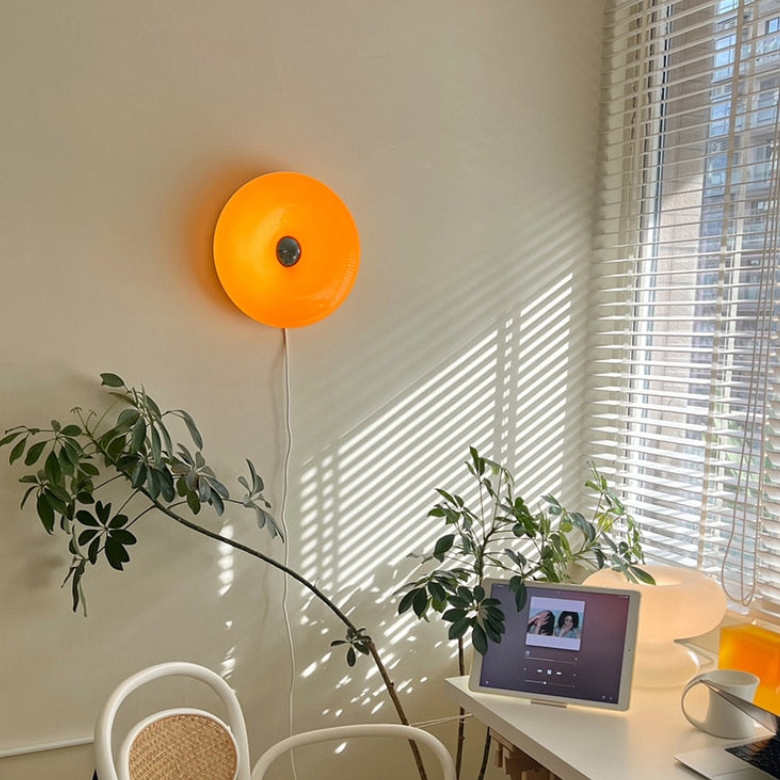 Sophie Glass Donut Wall Lamp Stained Glass LED Sconce Light