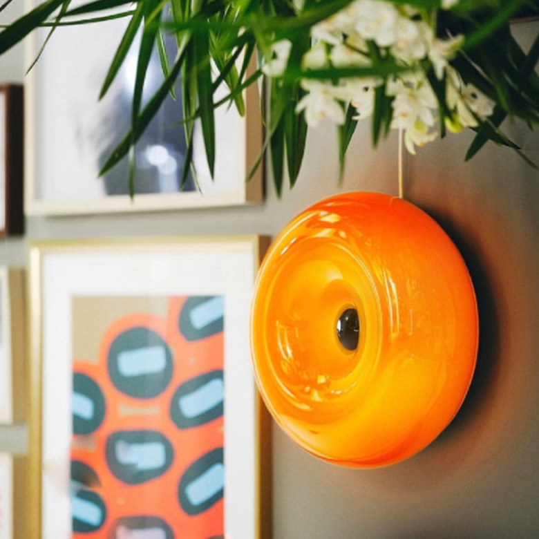 Sophie Glass Donut Wall Lamp Stained Glass LED Sconce Light