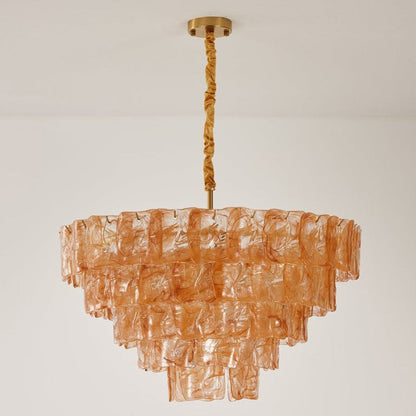 Camille Glazed Tier Chandelier