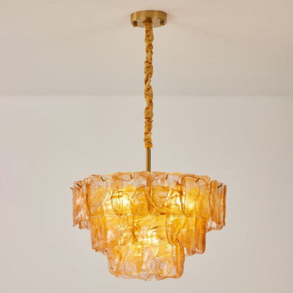 Camille Glazed Tier Chandelier