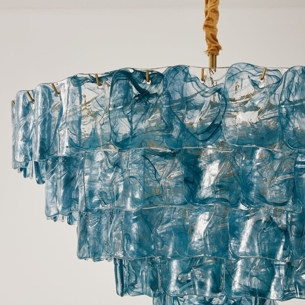 Camille Glazed Tier Chandelier