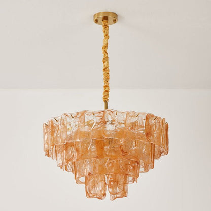 Camille Glazed Tier Chandelier
