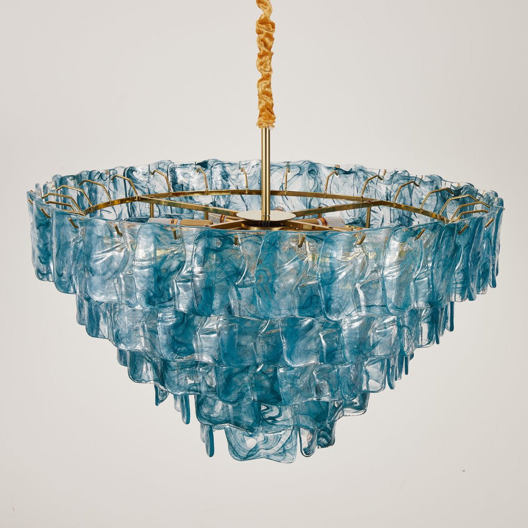 Camille Glazed Tier Chandelier