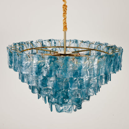 Camille Glazed Tier Chandelier