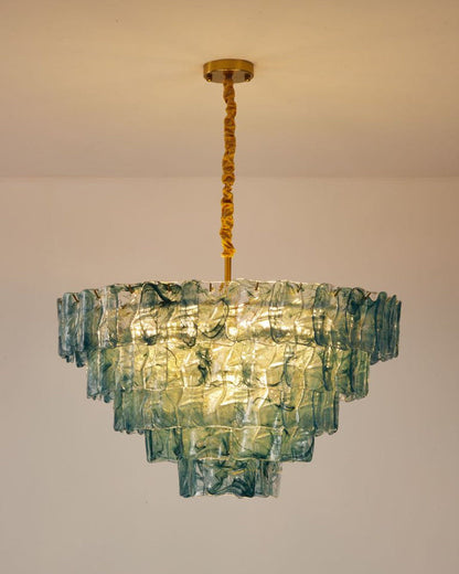 Camille Glazed Tier Chandelier
