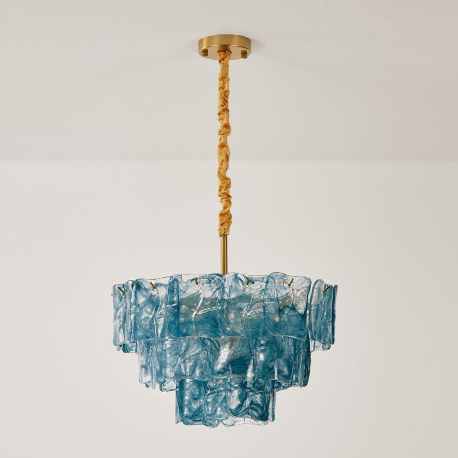 Camille Glazed Tier Chandelier
