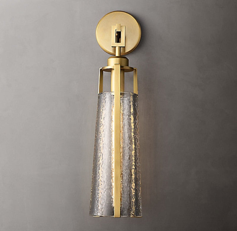 Colette Glitter Luxury Glass LED Wall Lamp
