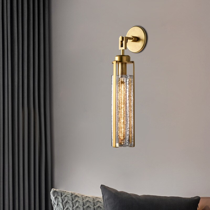 Colette Glitter Luxury Glass LED Wall Lamp