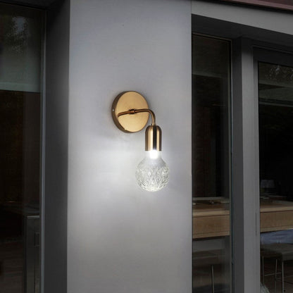 Élodie Metal LED Wall Light Modern Down Straight Sconce Lamp
