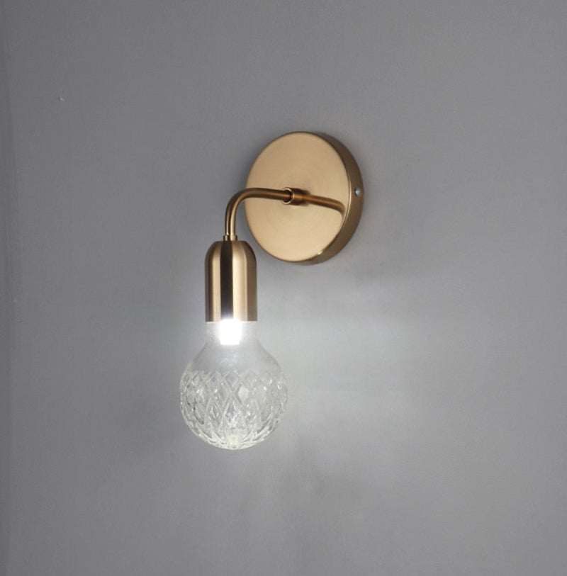 Élodie Metal LED Wall Light Modern Down Straight Sconce Lamp
