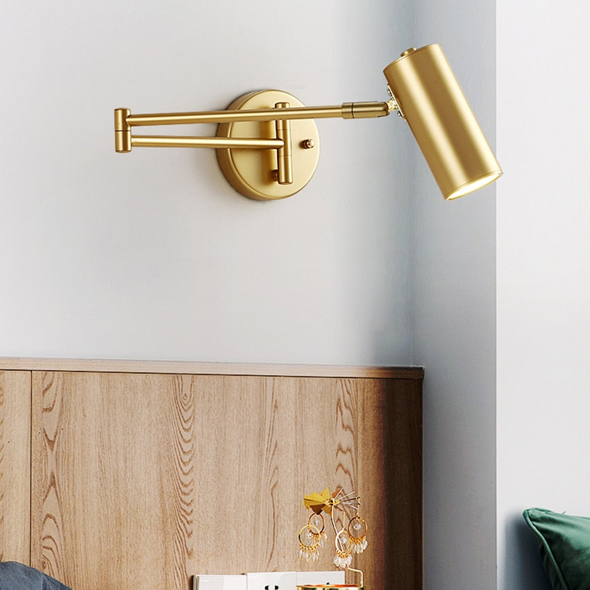 Isabelle Golden Artisan Cove Series Wall Light