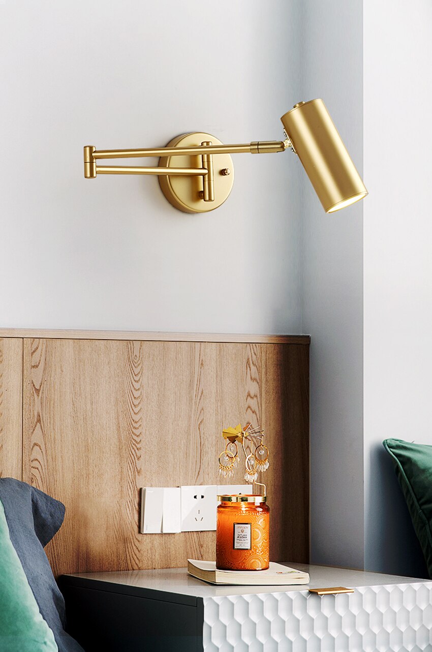 Isabelle Golden Artisan Cove Series Wall Light