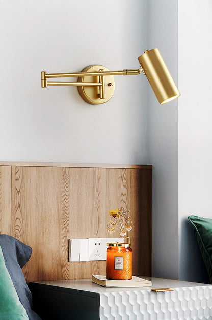Isabelle Golden Artisan Cove Series Wall Light