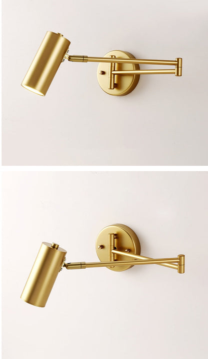 Isabelle Golden Artisan Cove Series Wall Light