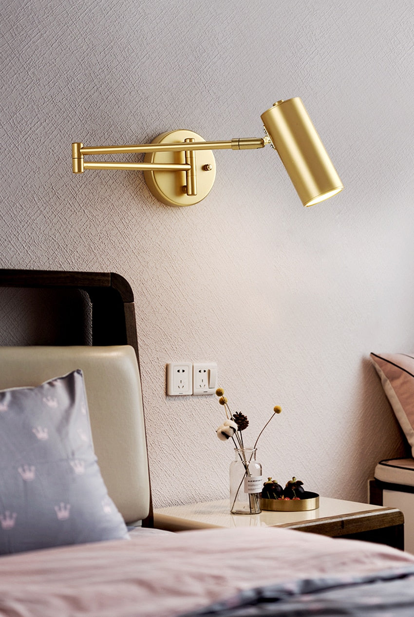 Isabelle Golden Artisan Cove Series Wall Light