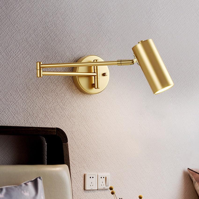 Isabelle Golden Artisan Cove Series Wall Light