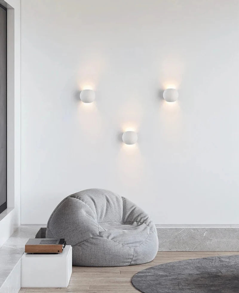 Amélie Gypsum Up & Down LED Wall Lamp