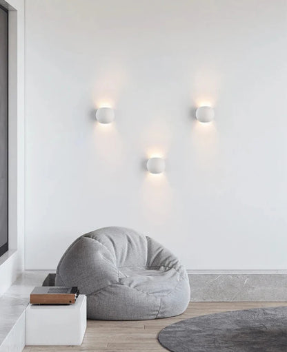 Amélie Gypsum Up & Down LED Wall Lamp