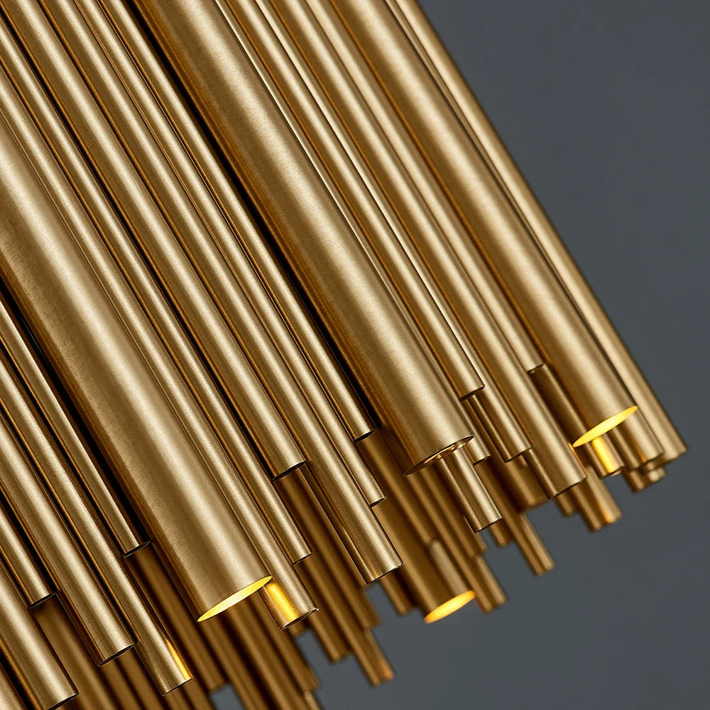 Amélie Gold Nest Oval Chandelier
