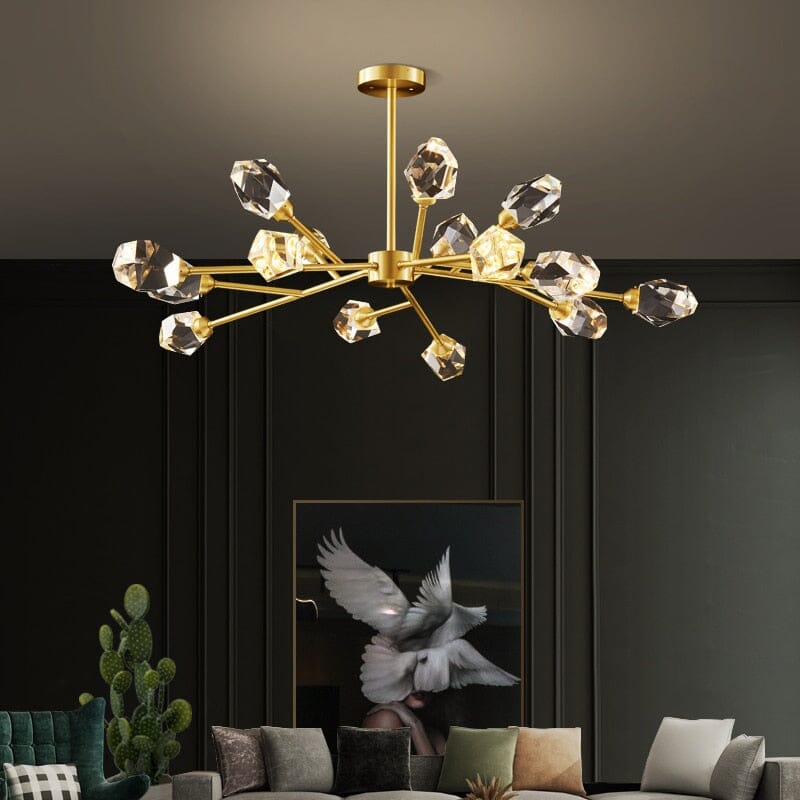 Genevieve Modern Crystal Bulb Pendant Light