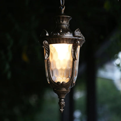 Camille Retro Outdoor Pendant Lamp European Patio Light