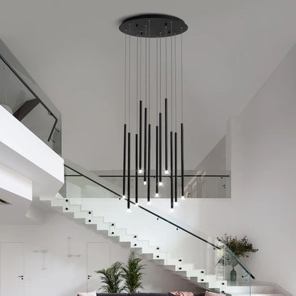 Arielle Spiral LED Staircase Pendant Chandelier
