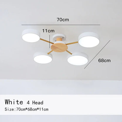 Manon Nordic Macaron Multi-Arm Ceiling Light