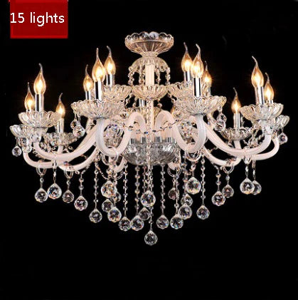 Modern Crystal Candle Chandelier for Bedroom and Restaurant