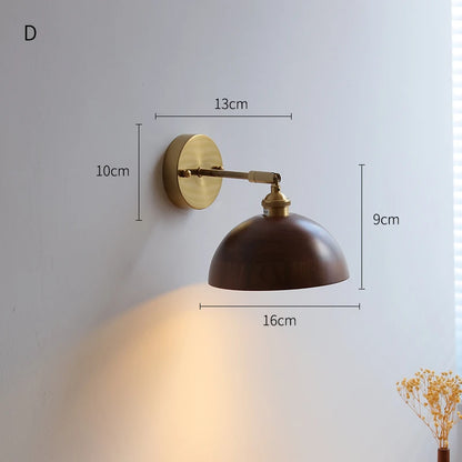 Marianne Wood Wall Lamp Pull Chain Modern
