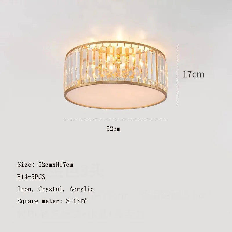 Madeleine Vintage Crystal Loft Chandelier