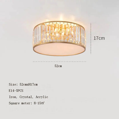 Madeleine Vintage Crystal Loft Chandelier