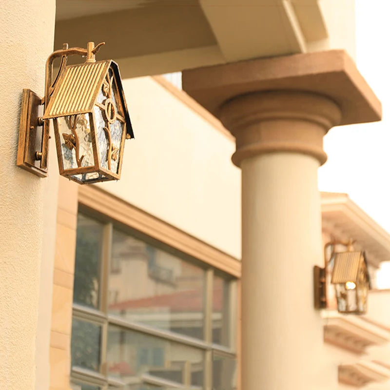 Camille Retro Outdoor Wall Lamp Waterproof Garden Light