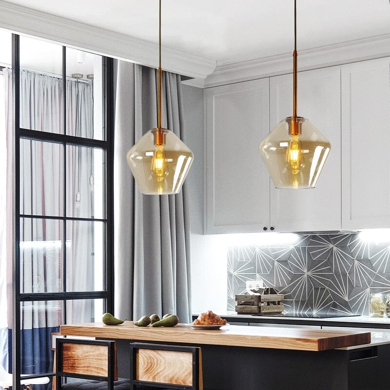 Monica Designer Glass Pendant Light