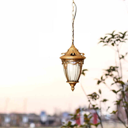 Céleste Outdoor Black Pendant Chandelier Pavilion Light