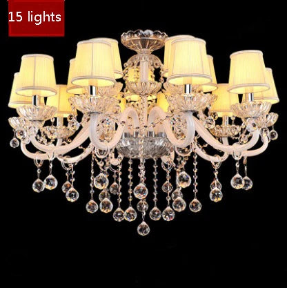 Modern Crystal Candle Chandelier for Bedroom and Restaurant